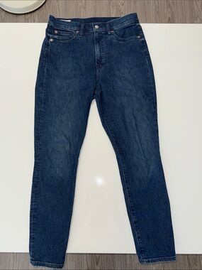 Gap True Skinny Sky High Jeans 31 | 12 r Long Dark Wash Indigo High Rise Denim